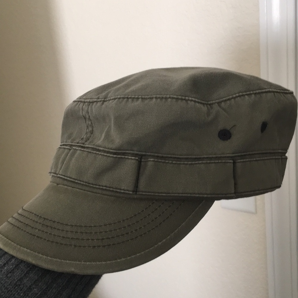 Military Cadet Canvas Hat